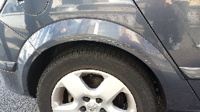 Wheel arch repair before