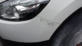 Bumper scuff repair before