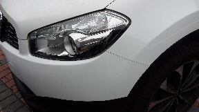Bumper scuff repair after