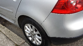 Whell arch scuff repairr after