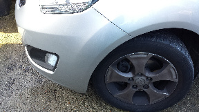 Bumper scuff repair after